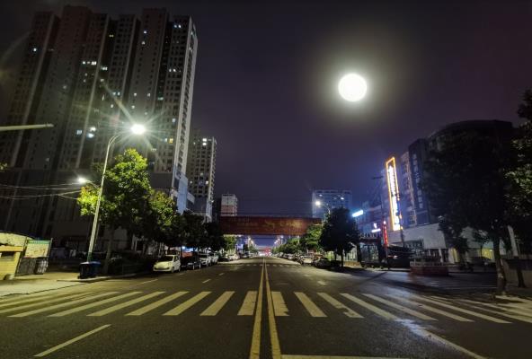 淮南潘集主城區夜景一瞥
