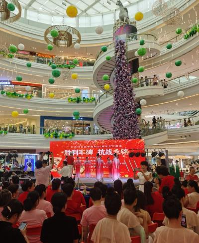 淮南市工人文化宮舞蹈隊參加市紀念抗戰勝利80周年文藝展演側記