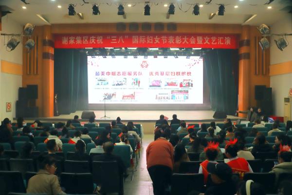 謝家集區慶“三八”表彰大會 暨“禮贊黨的二十大巾幗奮進新征程”文藝匯演活動