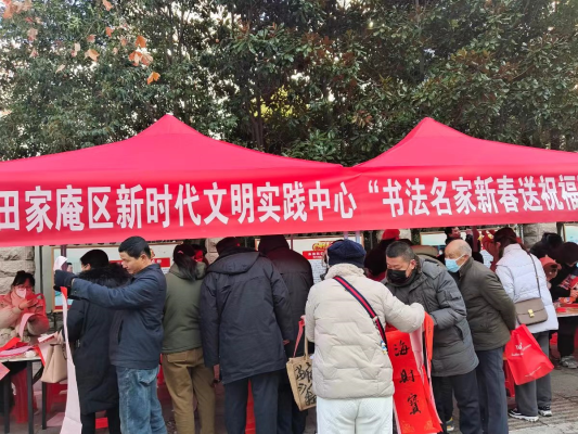 田區委宣傳部攜手淮南市女書法家協會  開展“書法名家新春送祝福”活動