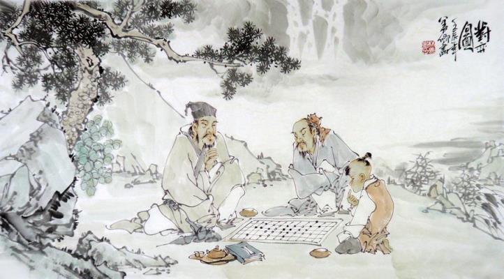 詩(shī)友唱和《觀弈》