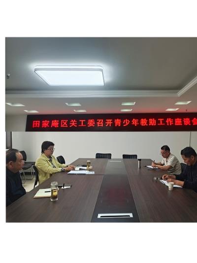 田家庵區關工委召開青少年教助工作座談會