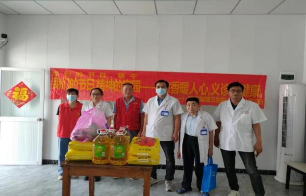 我們的節日·精神的家園，壽縣雙廟集鎮衛生院下社區 “送粽子、送義診”活動