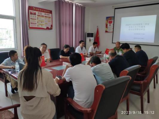 壽縣疾控中心對雙廟集鎮第三季度公共衛生服務項目督查考核