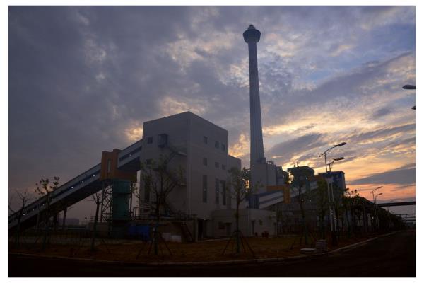 合肥新能熱電廠風光