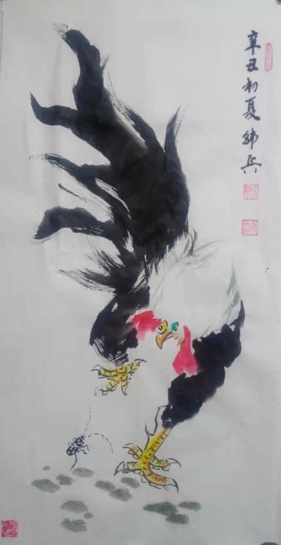 雄雞有神韻·妙筆生靈氣