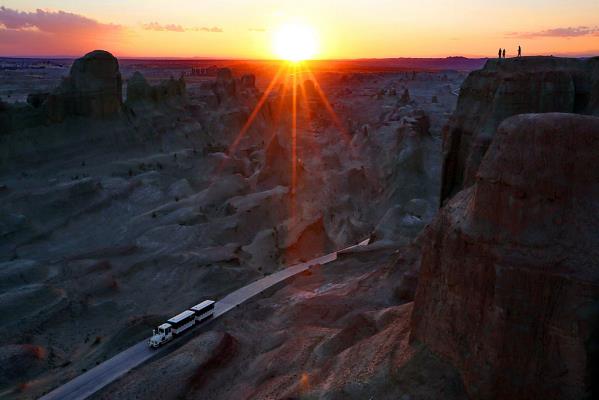 魔鬼城的最后一米陽光
