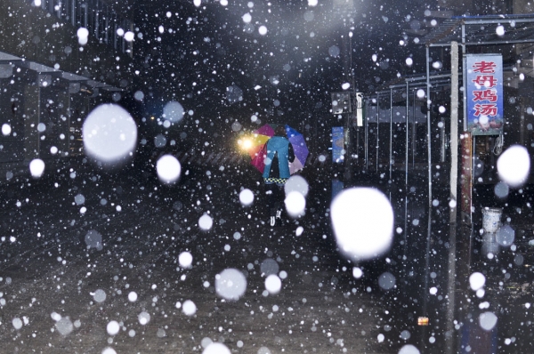 2014年的第一場雪