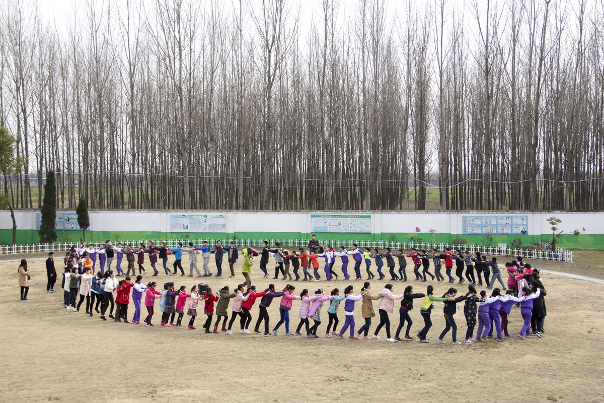 2017年3月3日同一片藍天,洞山中學隗店小學手拉手活動